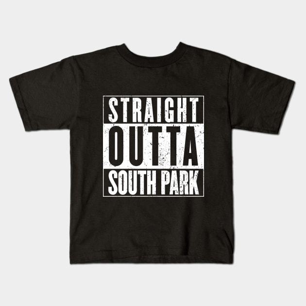Straight Outta South Park New York Kids T-Shirt by Daribo